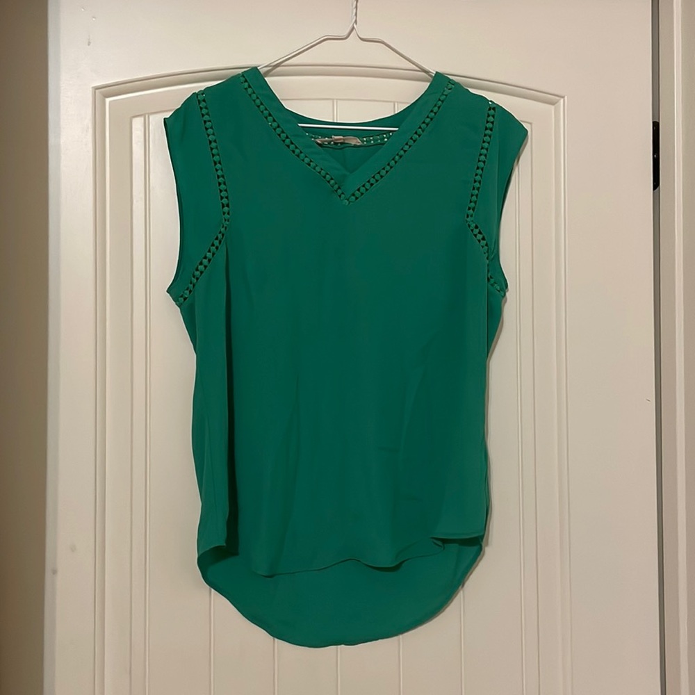 41 Hawthorne green blouse